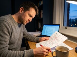 Applicant edits his resume before submitting a Toptal application